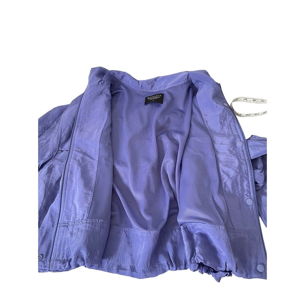 Athleta Women's Size L Purple Arrival Jacket Color Dark Adonis NWOT Lightweight - Picture 11 of 14